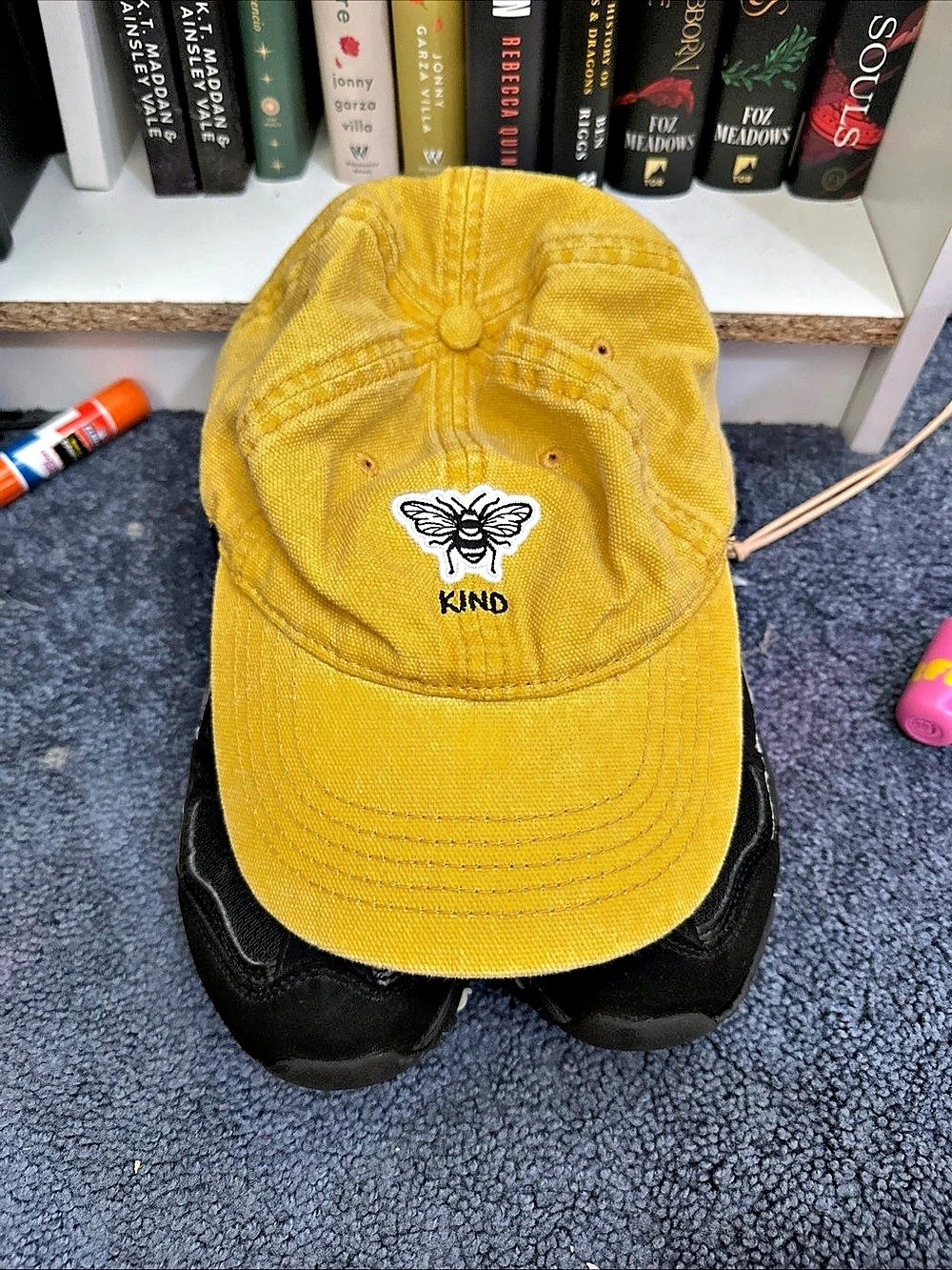 Yellow Kids Ear Flap Hat
